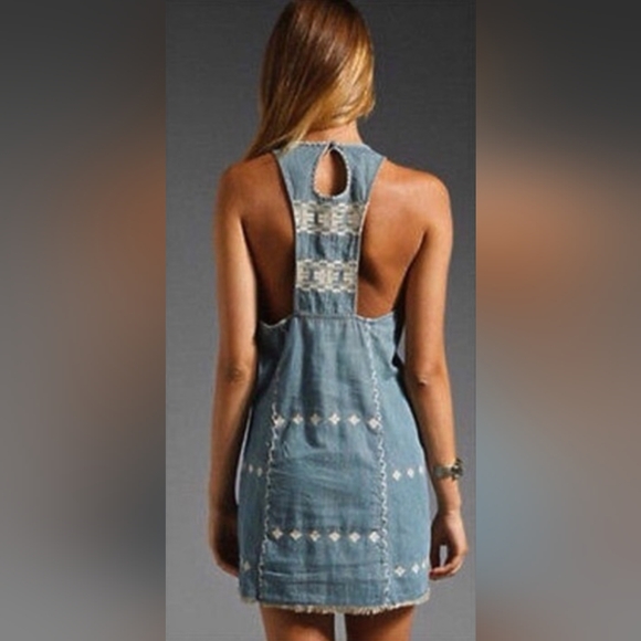 Free People Cotton Embroidered Dress - Picture 12 of 12